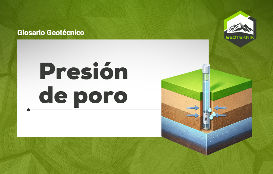 presion de poro glosario