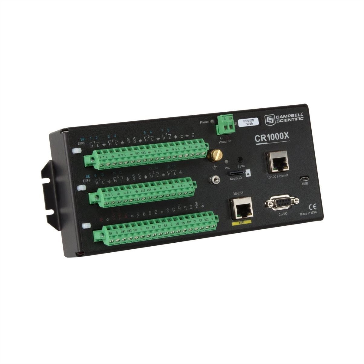 Datalogger multipropósito Campbell Scientific CR1000X para monitoreo