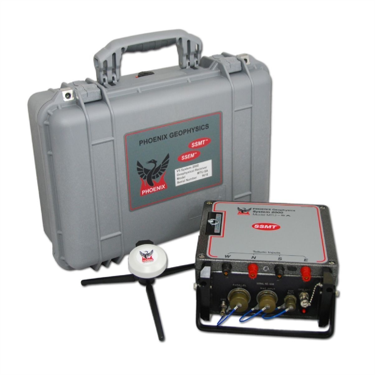 Sistema magneto telúrico Phoenix Geophysics para exploración geofísica
